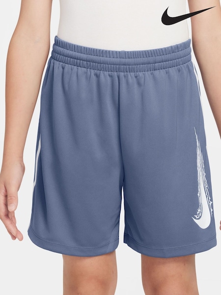 Nike World Indigo Blue Multi Dri-FIT Shorts (AP3476) | £20
