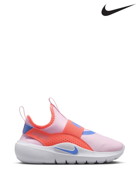 Nike Pink/Orange Blue Junior Flex Runner 4 Trainers (AP3711) | £33
