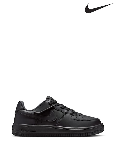 Nike Black Junior Air Force 1 Easy On Trainers (AP3796) | £55