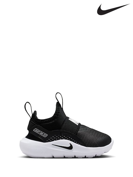 Nike Black/White Infant Flex Runner 4 Trainers (AP3821) | £28