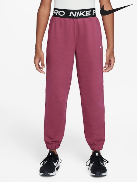 Nike Beet Pink Pro Dri-Fit Fleece Joggers (AP3843) | £38