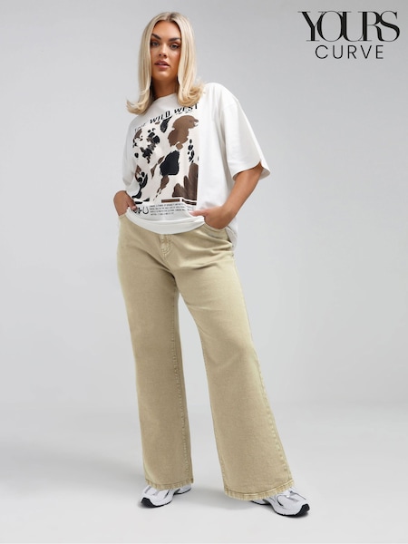 Yours Curve Natural Limited Straght Leg Jeans (AP3994) | £34