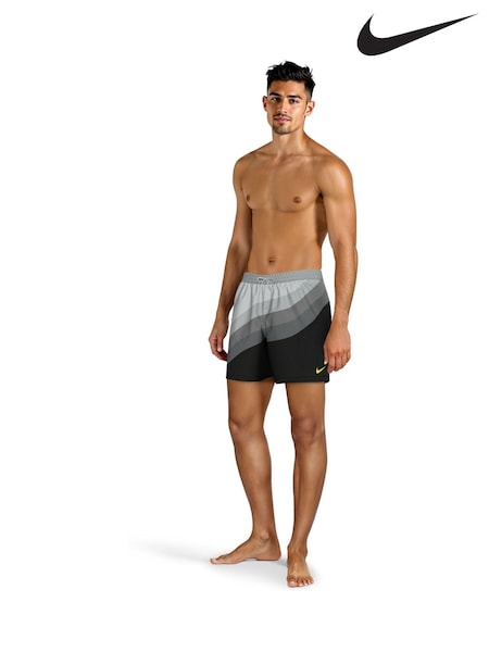 Nike Black Air Max 95 Colourblock 7 Inch Swim Shorts (AP4121) | £50