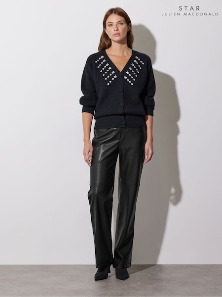 Star by Julien MacDonald Black Embellished Gem Cardigan (AP4271) | £55