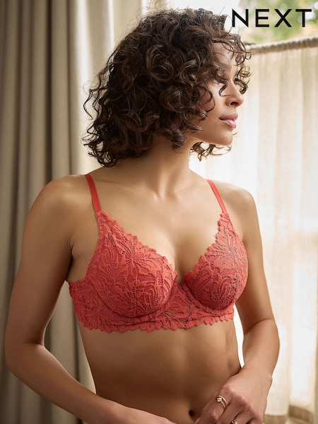 Rust Pad Balcony A-E Lace Ultimate Comfort Bra (AP4350) | £20