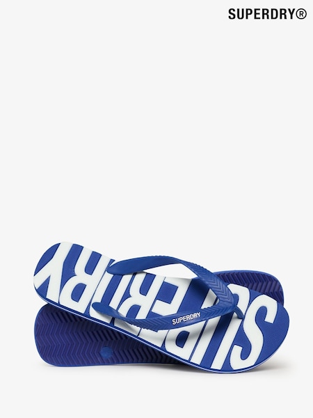 Superdry Blue Chrome Core Logo Sandals (AP4540) | £20