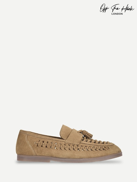 Brown - Off The Hook Tiger Tassel Loafers