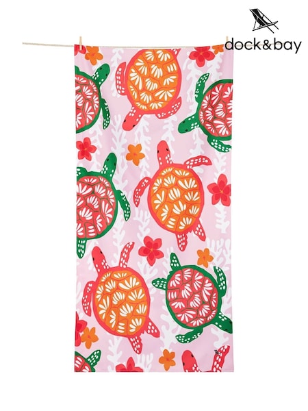 Dock & Bay Turtley Tropical Kids Quick Dry Beach Pool Towel (AP5007) | £24 - £28