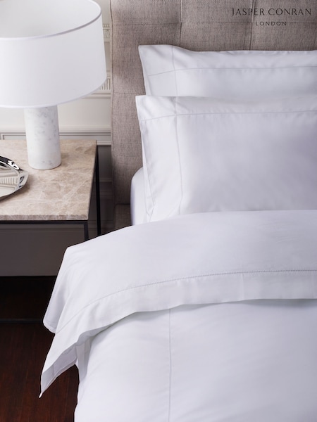 Jasper Conran London White 500 Thread Count SUPIMA® Square 100% Cotton Pillowcase (AP5241) | £30