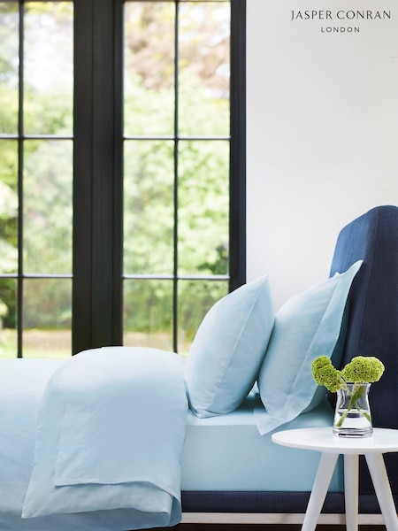 Jasper Conran London Pale Blue 300 Thread Count 100% Cotton Pillowcase (AP5244) | £25