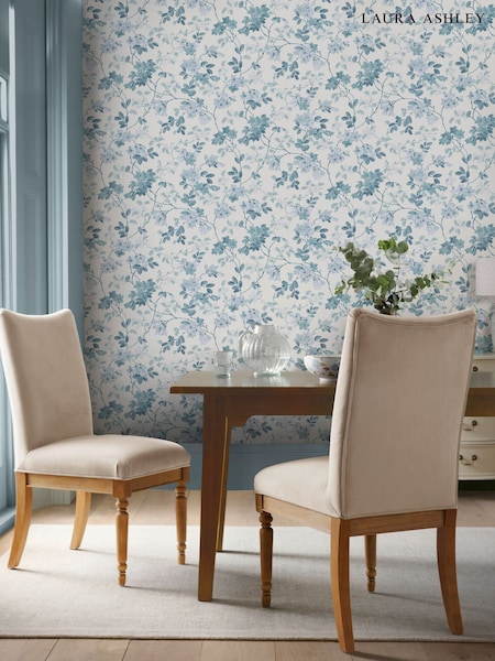 Laura Ashley Seaspray Yewland A4 Wallpaper Sample (AP5595) | £1