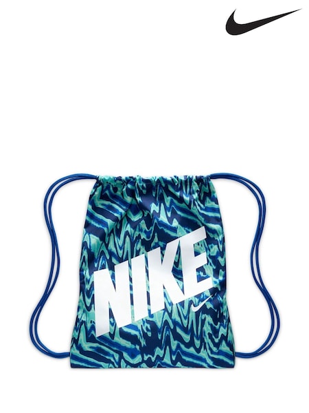 Nike Royal Blue All Over Print Drawstring Bag (AP6136) | £17