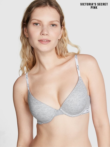 Victoria's Secret PINK Grey Heather Push Up Bra (AP6166) | £29