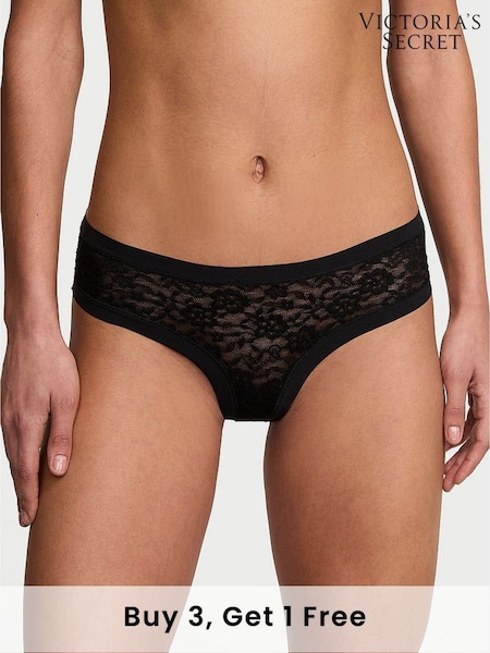 Victoria's Secret Black Cheeky Knickers (AP6183) | £9