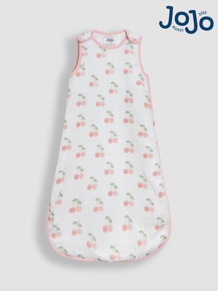 JoJo Maman Bébé Cream Print 1 Tog Baby Muslin Sleeping Bag (AP6234) | £28