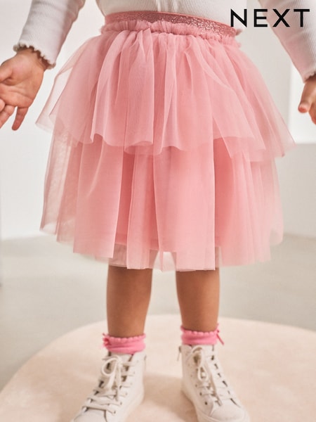 Pink Tutu Skirt (3mths-7yrs) (AP6343) | £0