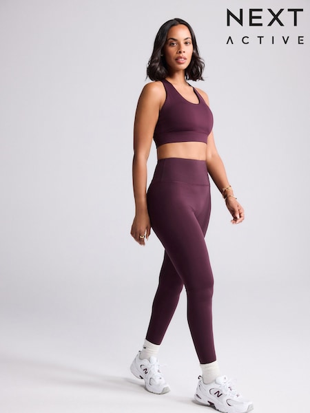 Berry Red Power Active Sports Leggings (AP6522) | £20