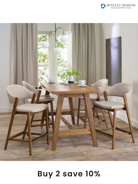 Bentley Designs Rustic Oak Camden Bar Table (AP6729) | £800