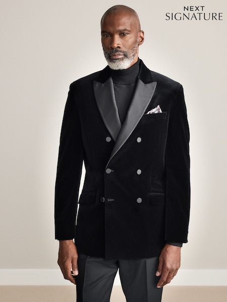 Green Regular Fit Signature Duca Visconti Italian Cord Blazer (AP6771) | £179