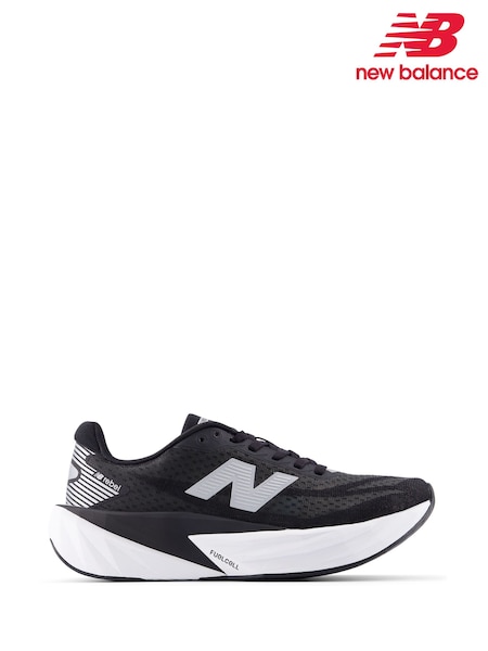 New Balance Black/White Womens Fuelcell Rebel v5 Trainers (AP6893) | £140