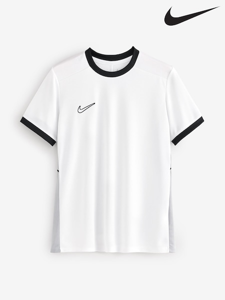 Nike White Womens Dri-FIT Soccer Short Sleeve Top (AP6955) | £0