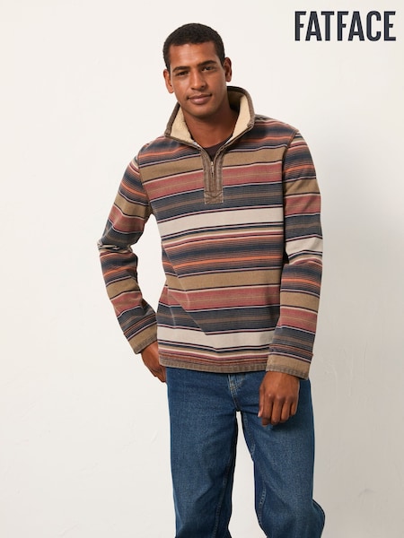 FatFace Airlie Orange Stripe Sweat (AP7015) | £60