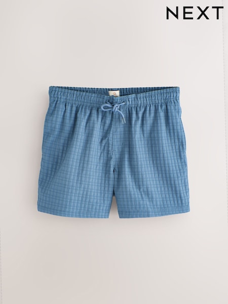 Blue Waffle Textured Swim Shorts (AP7042) | £24
