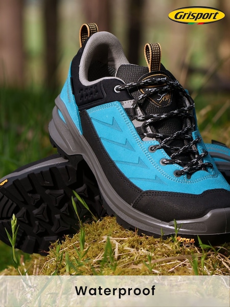 Grisport Womens Blue Coniston Lightweight Waterproof Walking Shoes (AP7188) | £125
