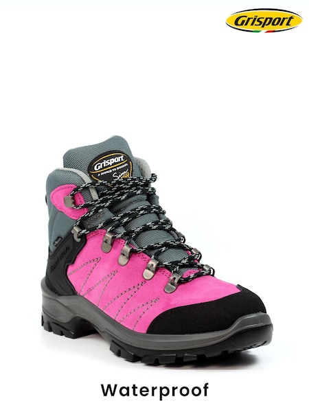 Grisport Womens Pink Adventurer waterproof Hiking Boots (AP7197) | £89