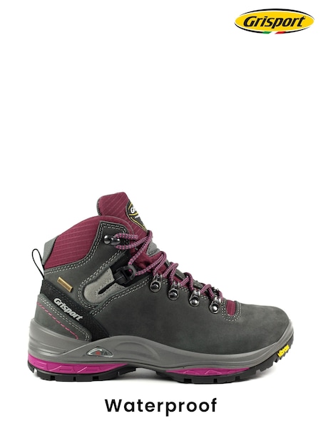 Grisport Womens Grey Glide Waterproof and Breathable Hiking Boots (AP7201) | £120