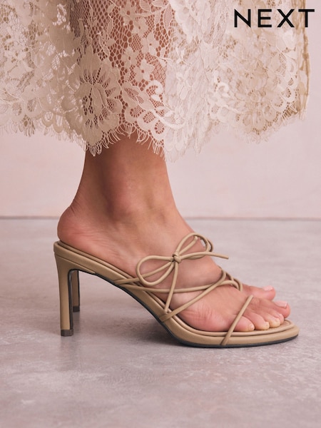 Camel Forever Comfort® Skinny Bow Strap Mules (AP7231) | £36