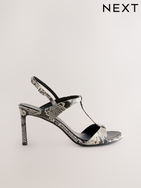 Snake Forever Comfort® T Bar Heeled Sandals (AP7321) | £36