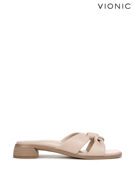 Vionic Regular Fit Mabel Black Slides (AP7675) | £130