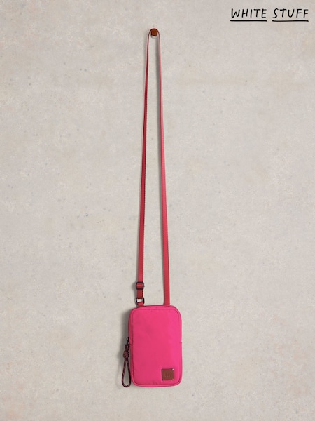 White Stuff Pink Meadow Phone Bag (AP7717) | £29