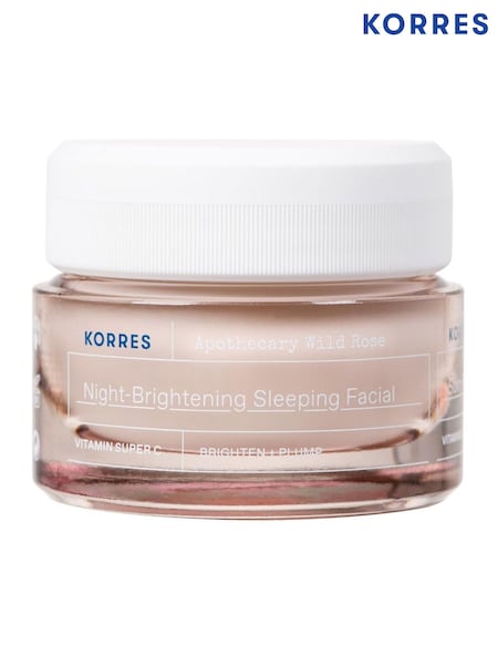 Korres Apothecary Wild Rose Night Brightening Sleeping Facial 40ml (AP7727) | £33