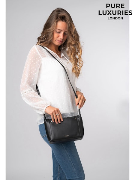 Pure Luxuries London Sofia Leather Cross-Body Bag (AP7822) | £49