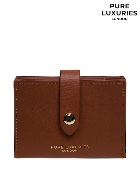 Pure Luxuries London 'Allie' Leather Accordion Card Holder (AP7827) | £25