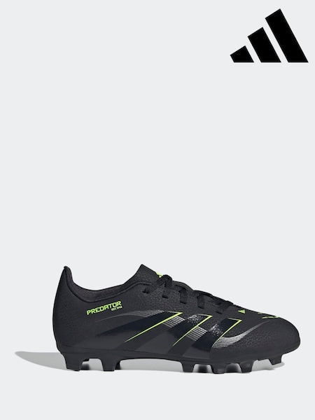 adidas Black/Grey Kids Predator Club Firm/Multi Ground Boots (AP8392) | £35