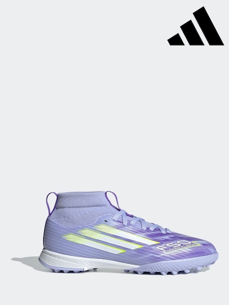 adidas Purple/White Kids F50 Sparkfusion League Turf Boots (AP8417) | £0