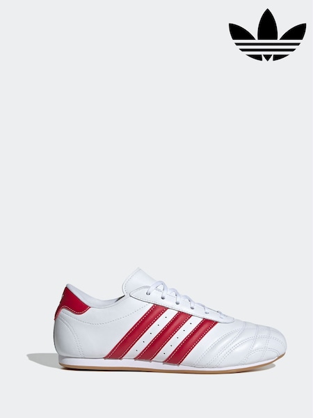 adidas Originals White/Grey Taekwondo Lace-Up Trainers (AP8626) | £75