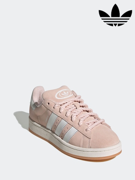adidas Originals Pink/White Campus Trainers (AP8643) | £90