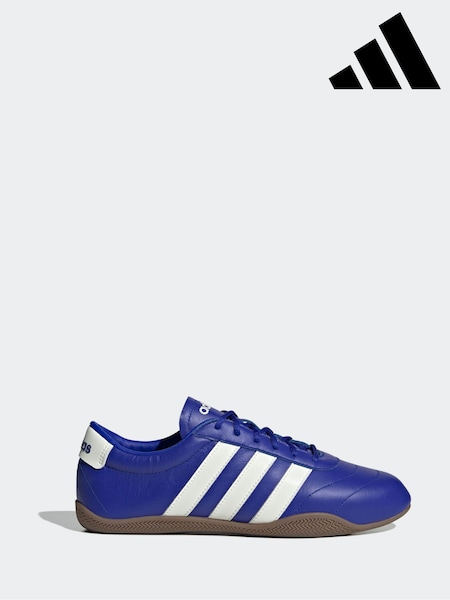 adidas Blue Grand Court Lo Trainers (AP8939) | £65
