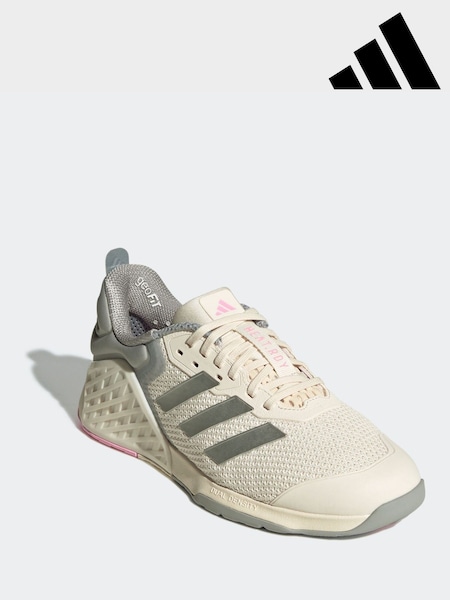 adidas White Dropset 3 Trainers (AP8971) | £110