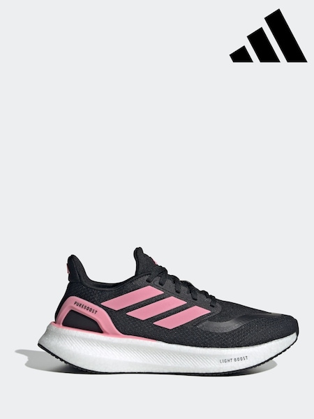 adidas Black Pureboost 5 Trail Shoes (AP9009) | £0