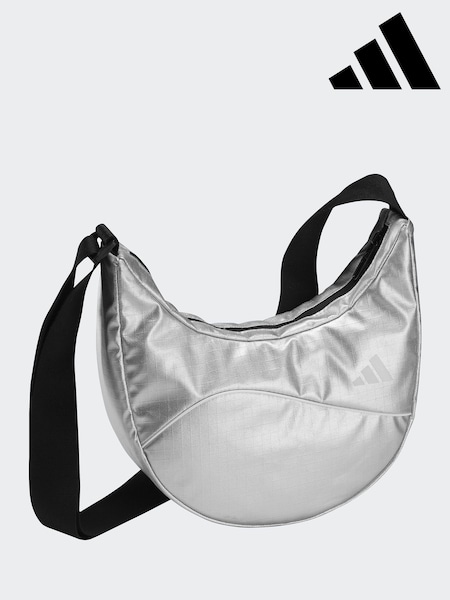 adidas Grey Metallic Glow Shoulder Bag (AP9151) | £18