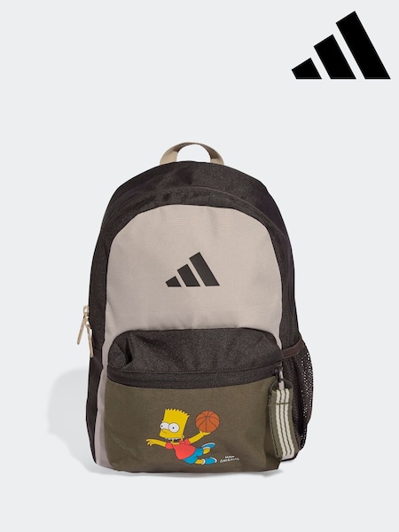 adidas Black & Cream The Simpsons Kids Backpack (AP9347) | £20