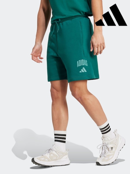 adidas Green Collegiate Shorts (AP9352) | £33