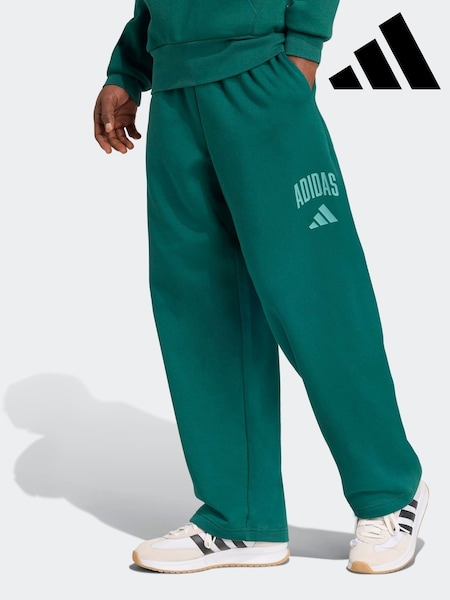 adidas Green Collegiate Joggers (AP9422) | £40