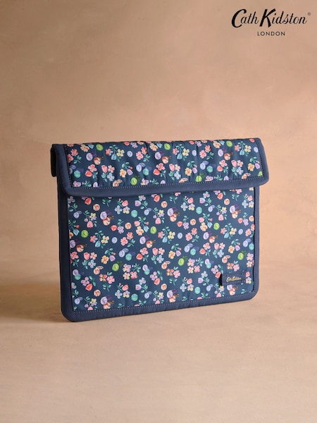 Cath Kidston Navy Marble Ditsy Laptop Case (AP9606) | £28