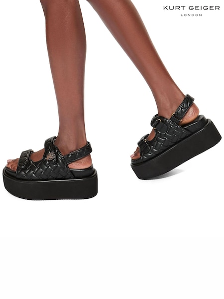 Kurt Geiger London Orson Pump Black Sandals (AP9750) | £189
